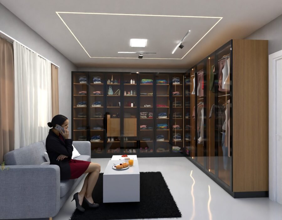 Dressing room design